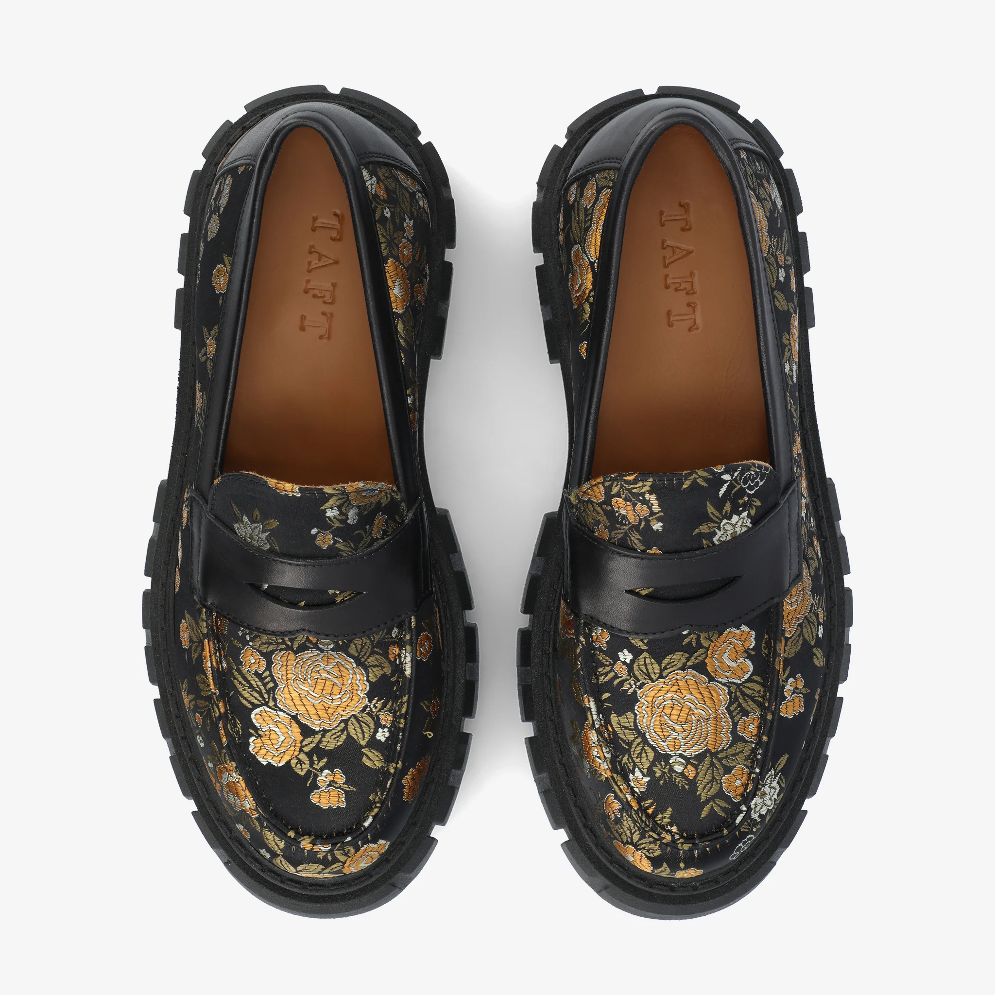 The Flora Women's Loafer in Eden Noir - Image 3