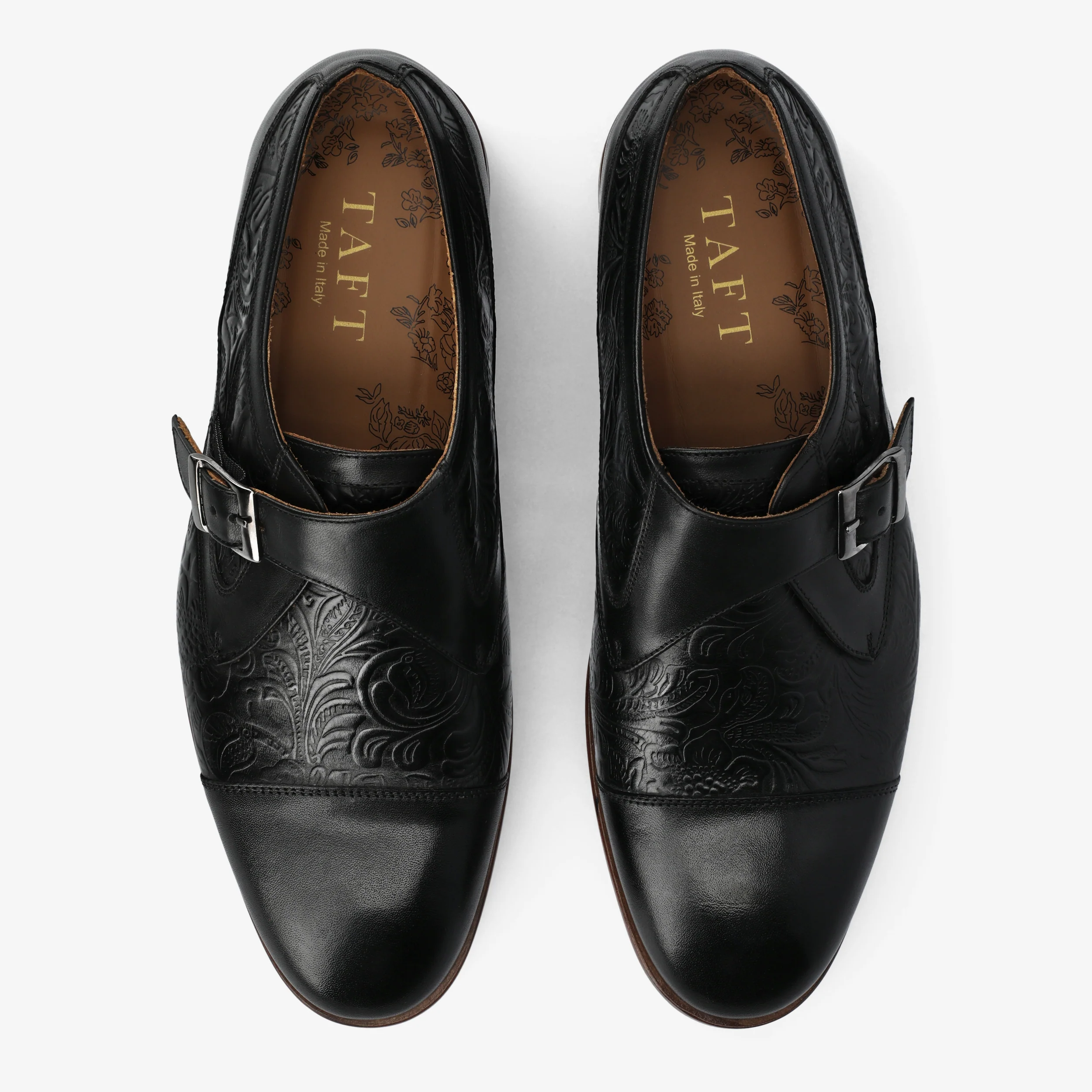 The Jack Monk Strap in Black Floral - Image 7