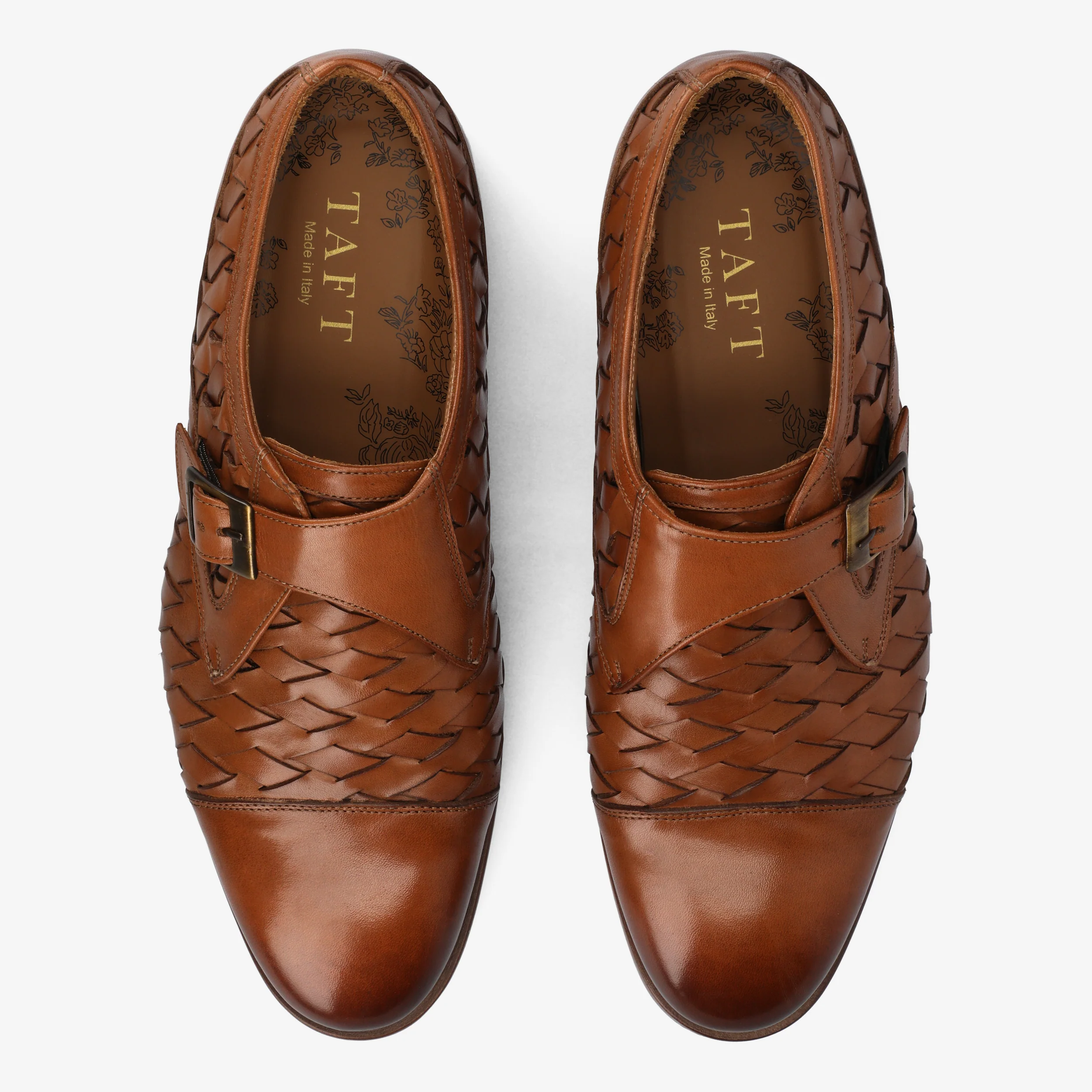 The Jack Monk Strap in Brown Woven - Image 6