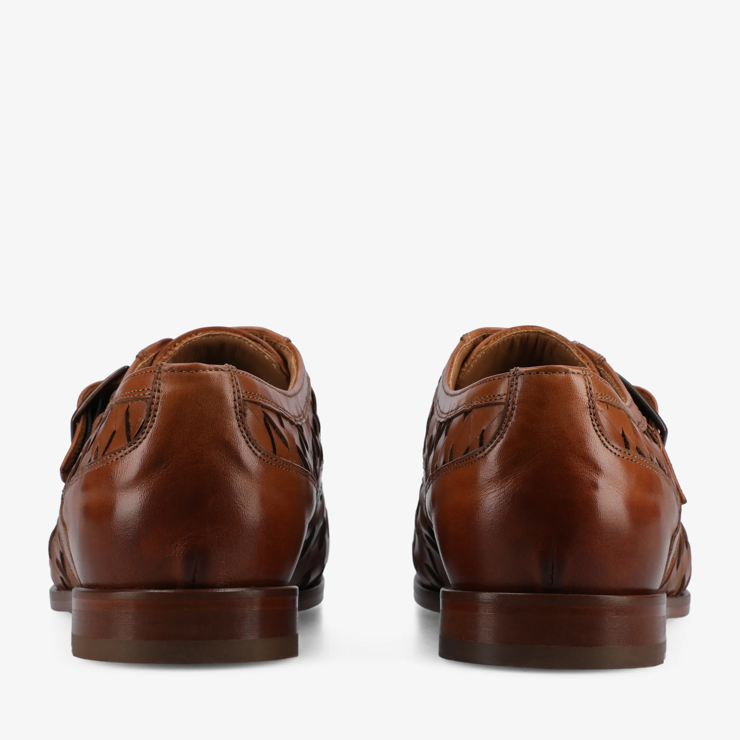 The Jack Monk Strap in Brown Woven - Image 7