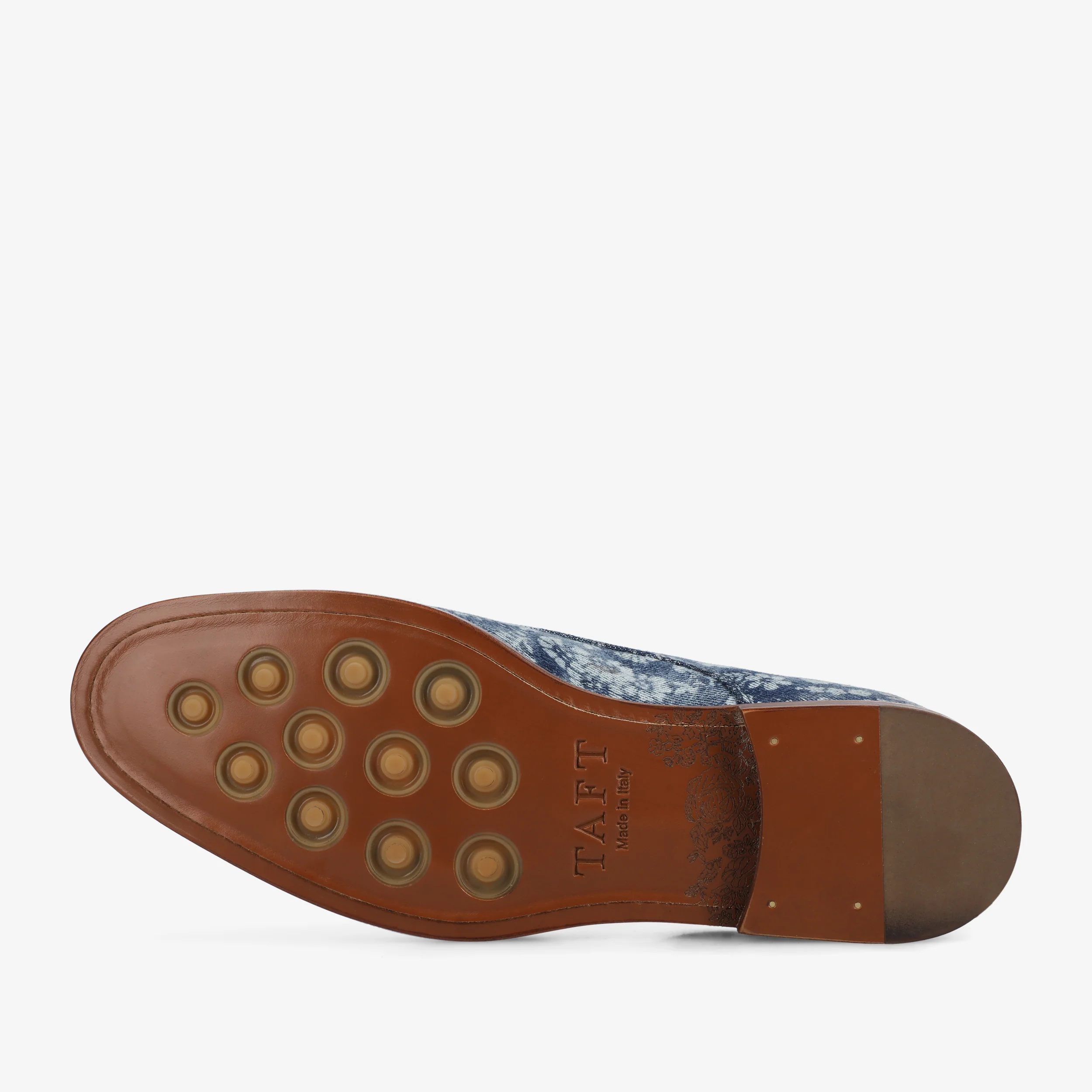 The Jack Oxford Shoe in Washed Denim Floral - Image 8