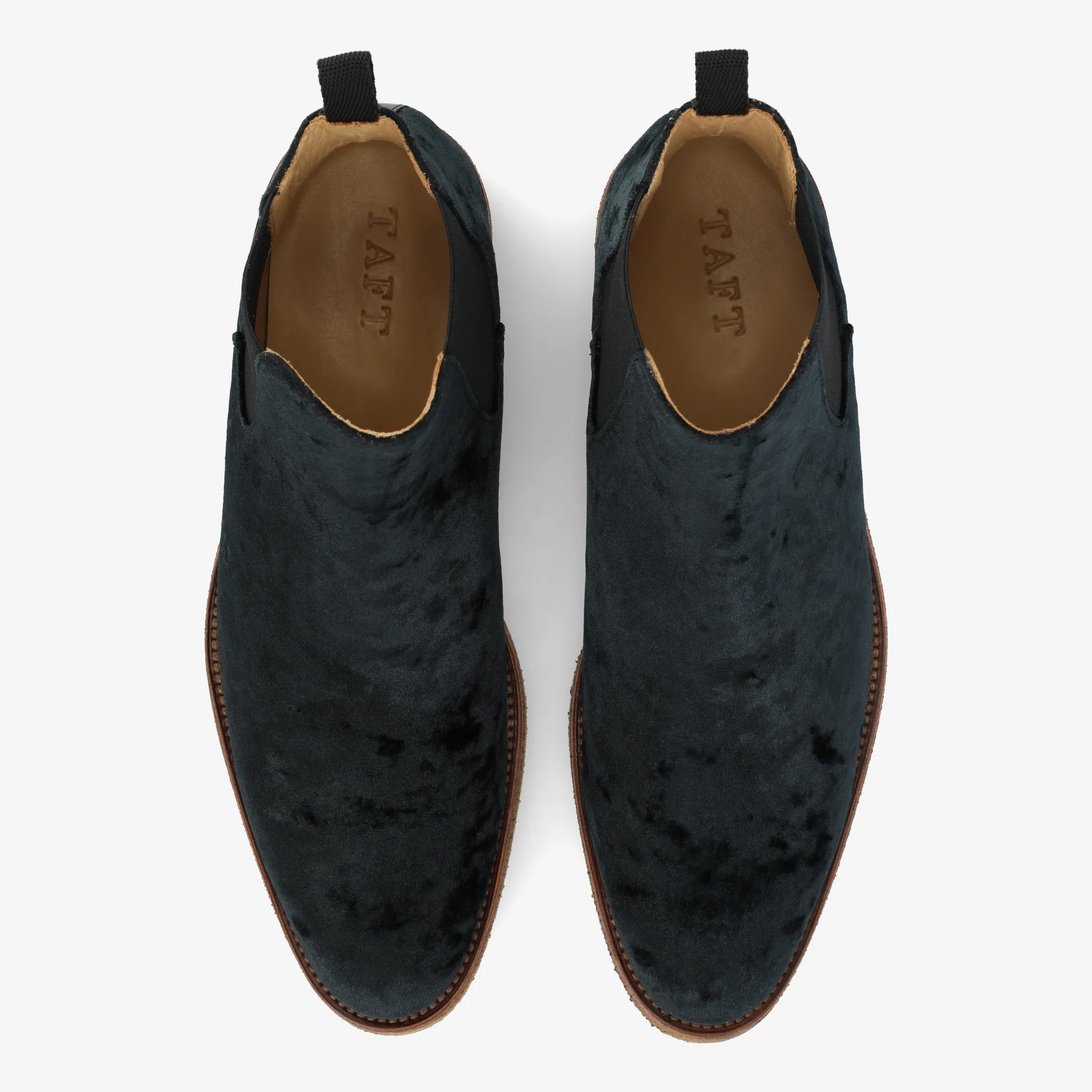 The Jude Boot in Black Velour - Image 5